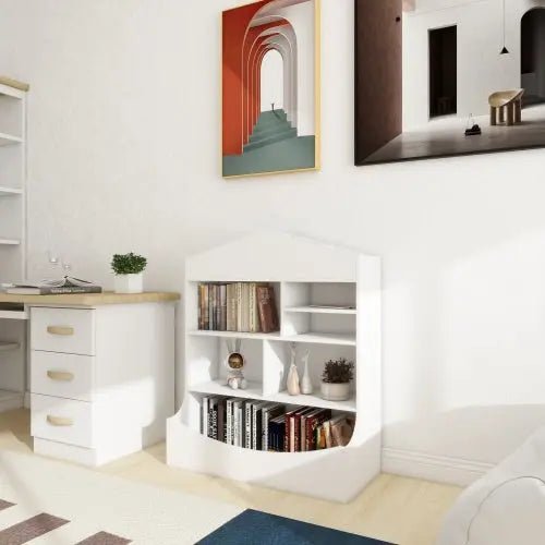Bellemave® Children's Multi - Functional 7 Shelf Bookcase - Bellemave