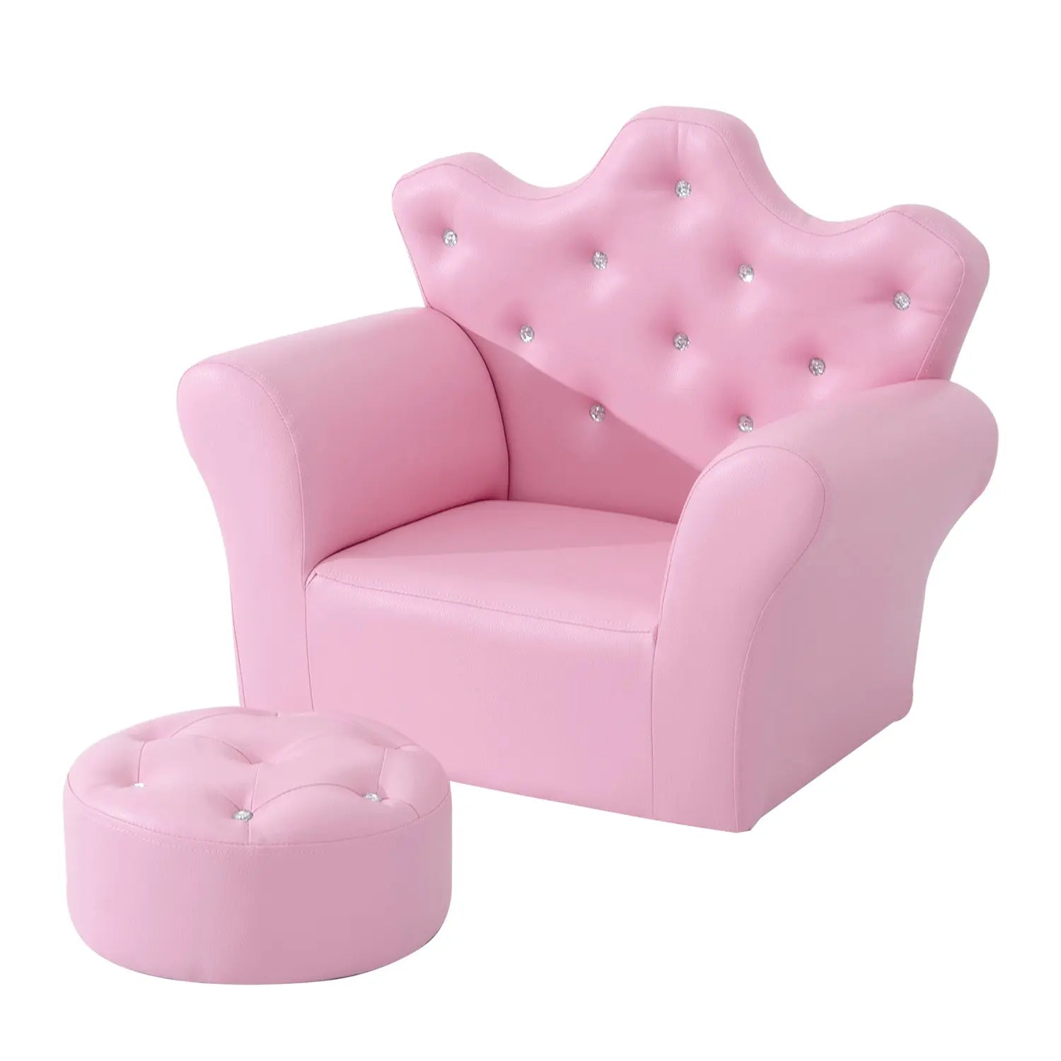 Bellemave® Children's Upholstered Sofa with Footstool - Bellemave