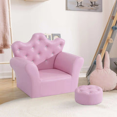 Bellemave® Children's Upholstered Sofa with Footstool - Bellemave