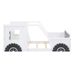 Bellemave® Classic Car - Shaped Platform Bed with Wheels - Bellemave