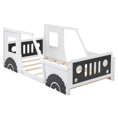 Bellemave® Classic Car - Shaped Platform Bed with Wheels - Bellemave