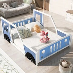 Bellemave® Classic Car - Shaped Platform Bed with Wheels - Bellemave