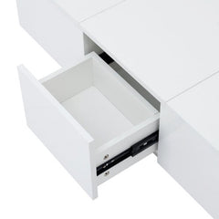 Bellemave® Coffee Table with 2 large Hidden Storage Compartment and 2 Drawers - Bellemave