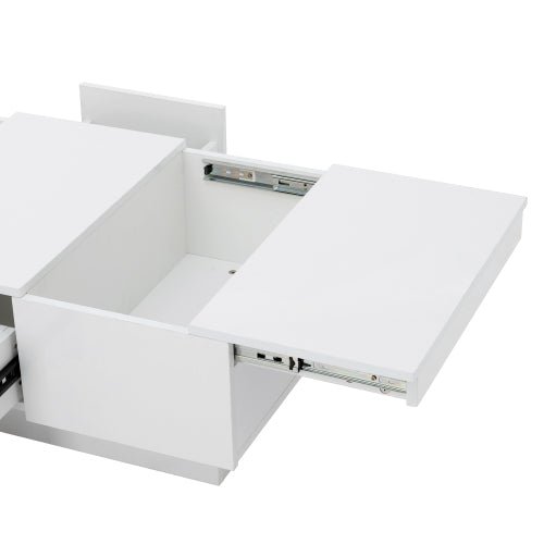 Bellemave® Coffee Table with 2 large Hidden Storage Compartment and 2 Drawers - Bellemave
