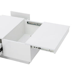Bellemave® Coffee Table with 2 large Hidden Storage Compartment and 2 Drawers - Bellemave