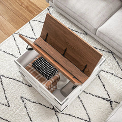 Bellemave® Coffee Table with Flip Top Hidden Storage - Bellemave