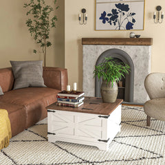 Bellemave® Coffee Table with Flip Top Hidden Storage - Bellemave
