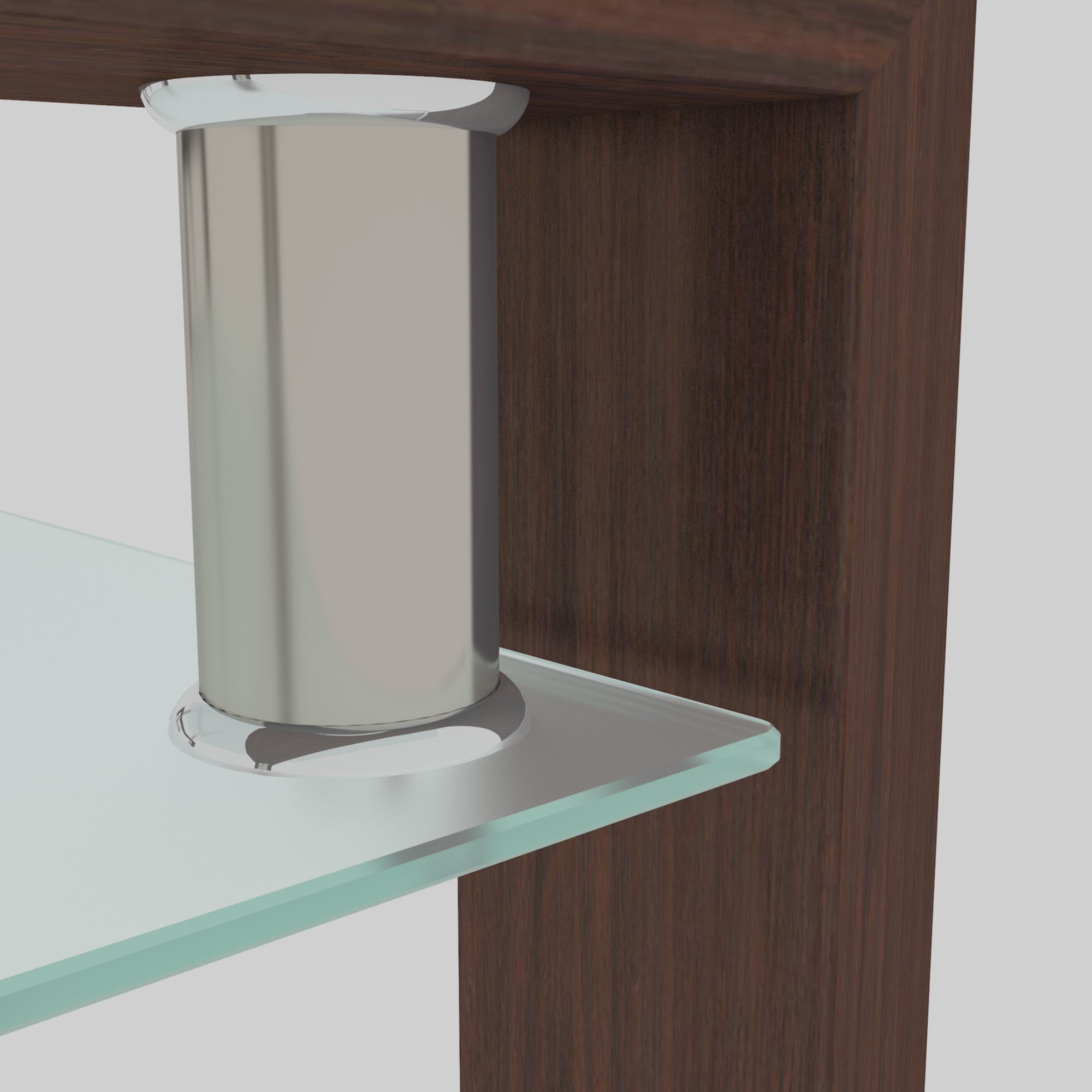 Bellemave® Coffee Tables for Living Room,Modern Side Center Tables for Living Room,Living Room Furniture,Black,Clear - Bellemave