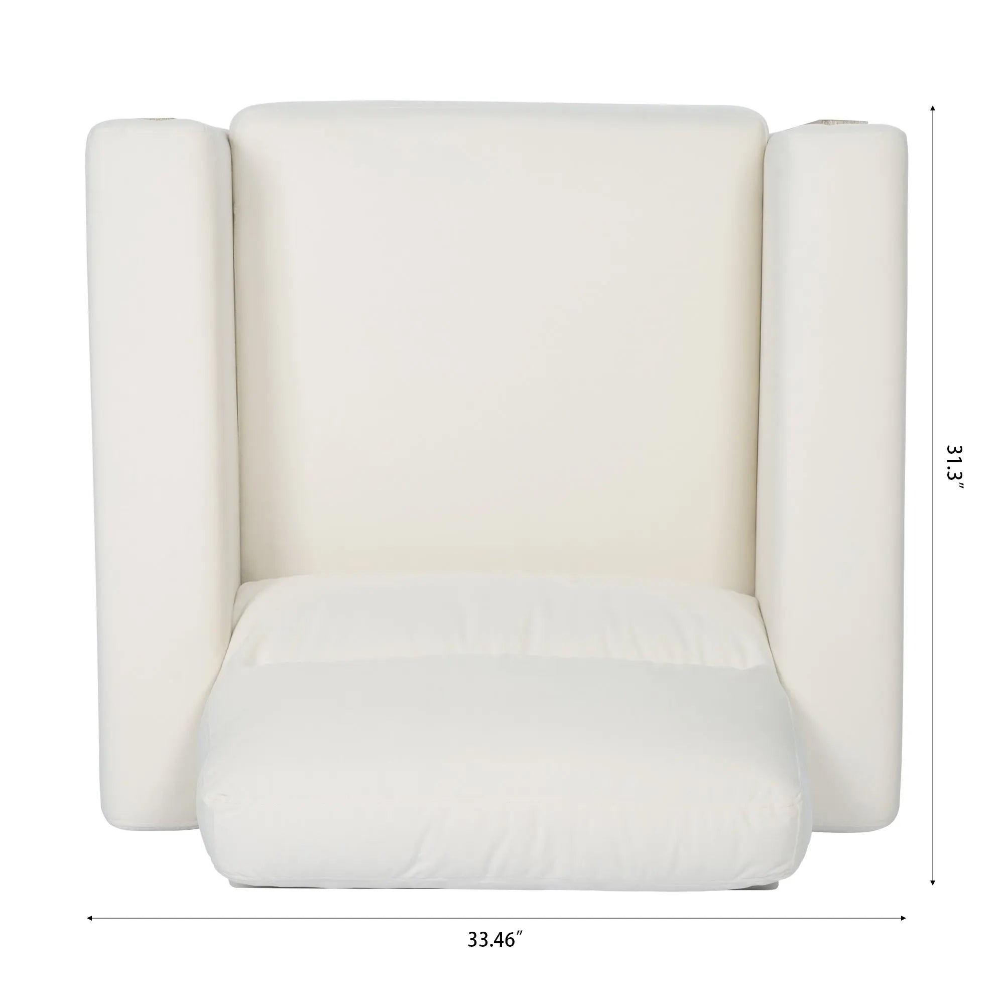 Bellemave® Comfortable Solid Wood 1 Seater Sofa - Bellemave