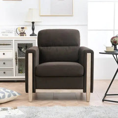 Bellemave® Comfortable Solid Wood 1 Seater Sofa - Bellemave