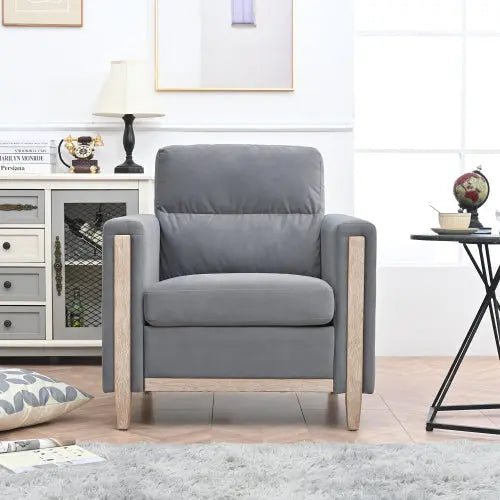 Bellemave® Comfortable Solid Wood 1 Seater Sofa - Bellemave