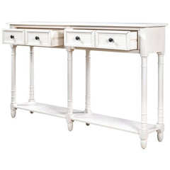 Bellemave® Console Table with Two Storage Drawers and Bottom Shelf - Bellemave