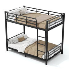 Bellemave® Convertible Full Bunk Bed – Space Saving Frame Splits into 2 Beds for Teens & Adults - Bellemave