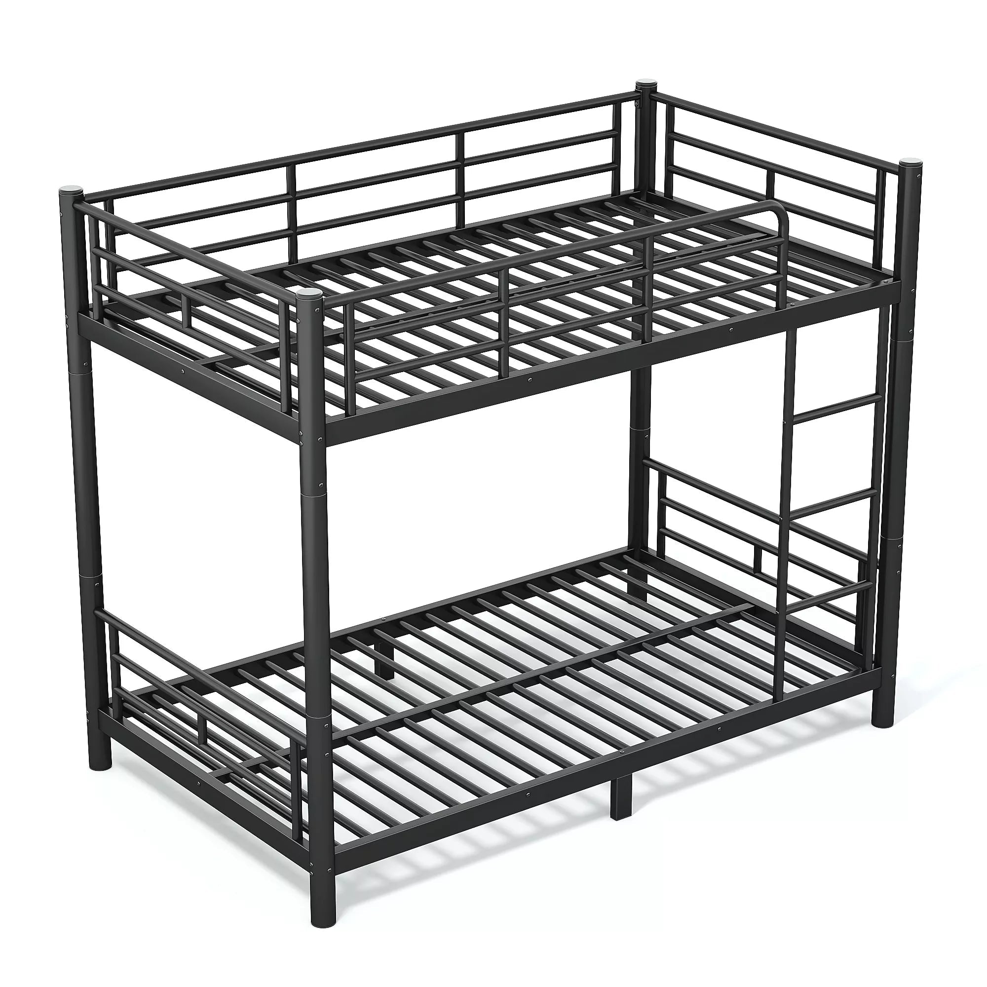 Bellemave® Convertible Full Bunk Bed – Space Saving Frame Splits into 2 Beds for Teens & Adults - Bellemave