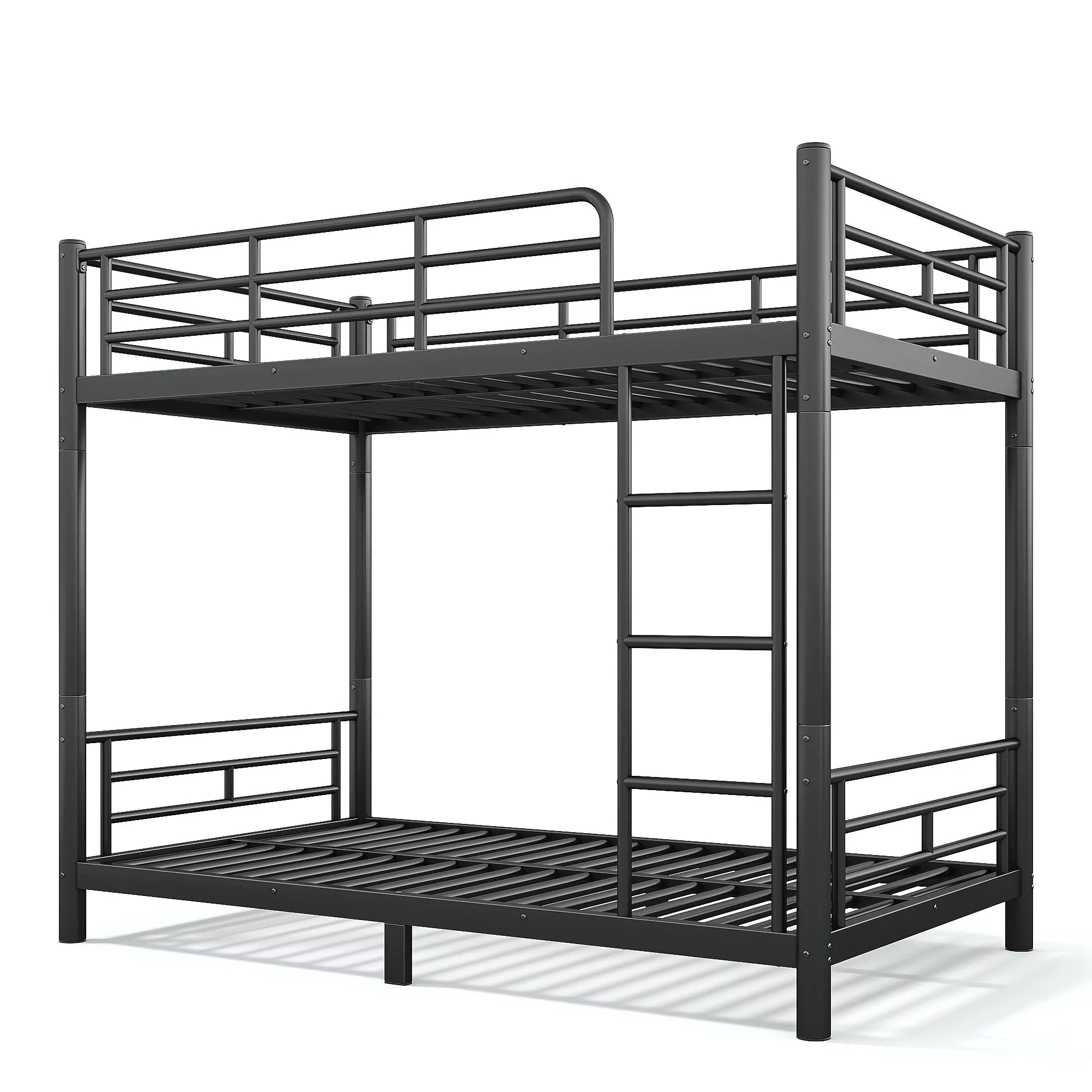 Bellemave® Convertible Full Bunk Bed – Space Saving Frame Splits into 2 Beds for Teens & Adults - Bellemave