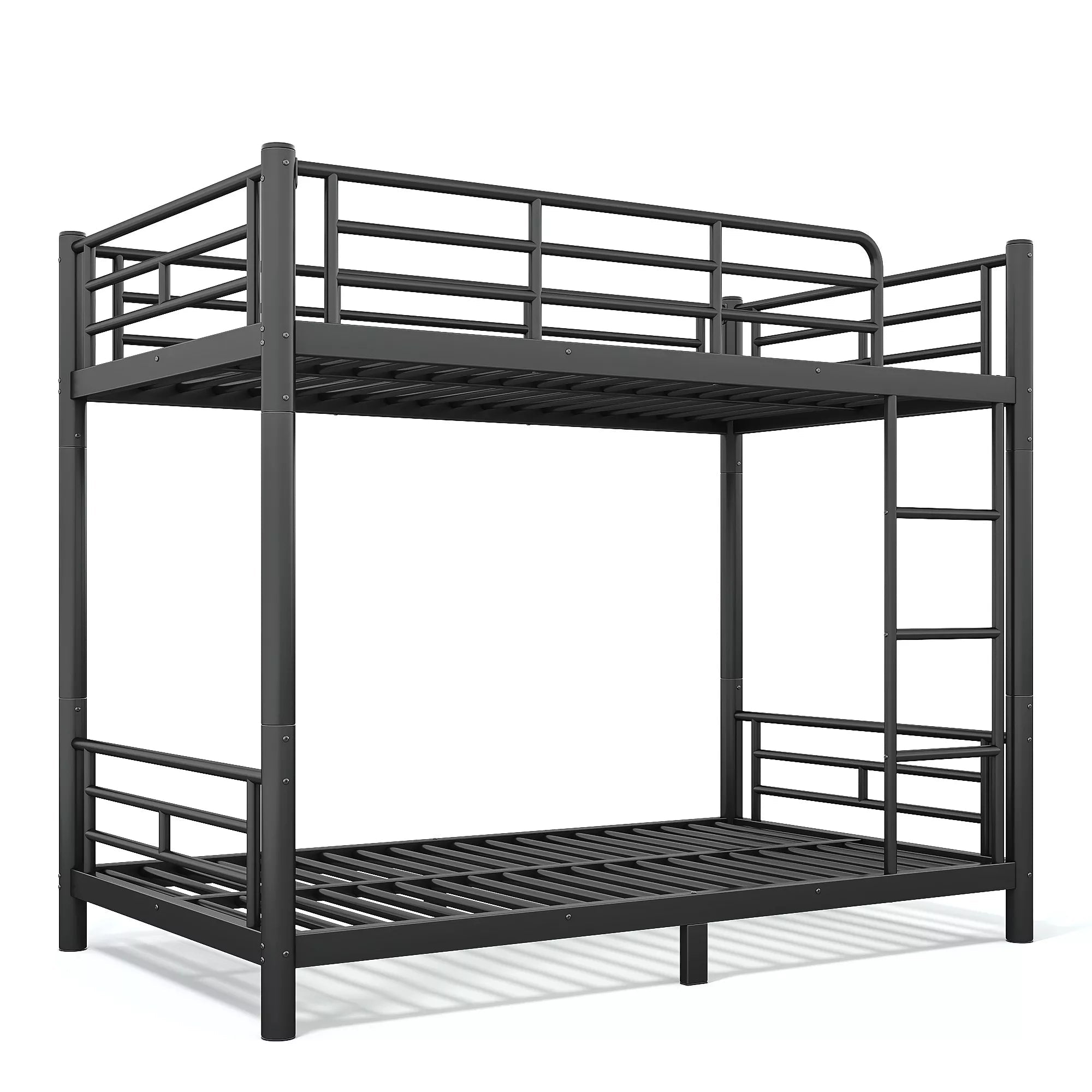 Bellemave® Convertible Full Bunk Bed – Space Saving Frame Splits into 2 Beds for Teens & Adults - Bellemave