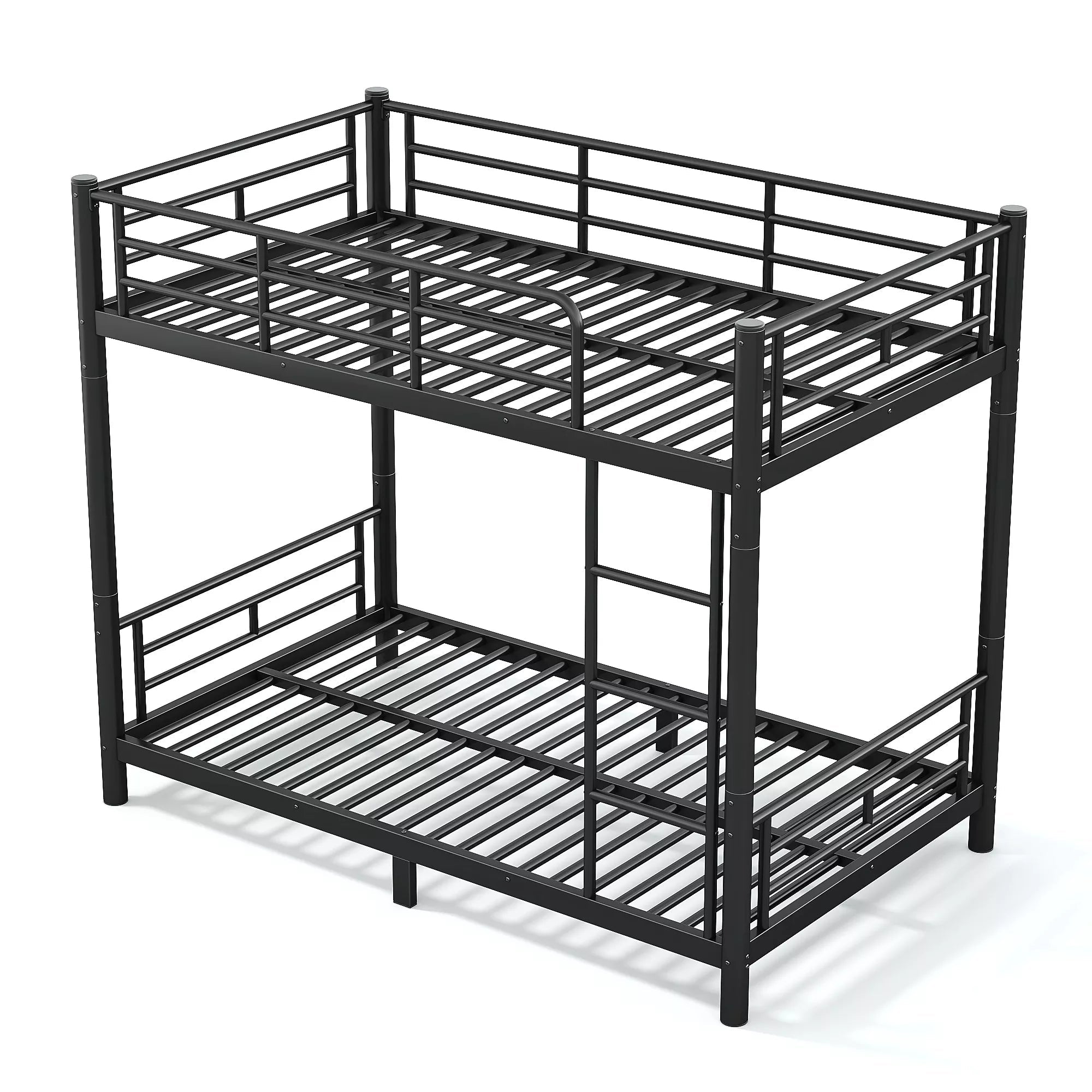 Bellemave® Convertible Full Bunk Bed – Space Saving Frame Splits into 2 Beds for Teens & Adults - Bellemave