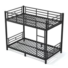 Bellemave® Convertible Full Bunk Bed – Space Saving Frame Splits into 2 Beds for Teens & Adults - Bellemave