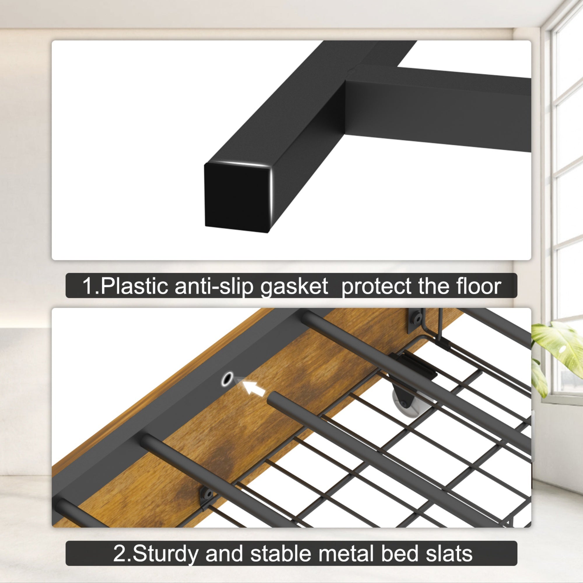 Bellemave® Corner Bed Frame with Storage, Captains Bed with Charging Station & LED Light, Wood Daybeds with L - Shaped Bookcase & 2 Drawers - Bellemave
