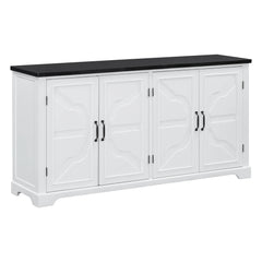 Bellemave® Country Style Wooden Sideboard with Pine Doors and Legs - Bellemave