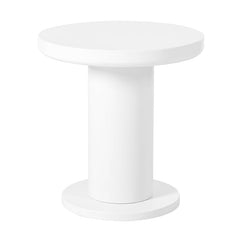 Bellemave® Cream Style Cloud Coffee Table with Round Small Side Table（Set of 2） - Bellemave