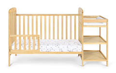 Bellemave® Crib and Changer Combo, Natural - Bellemave
