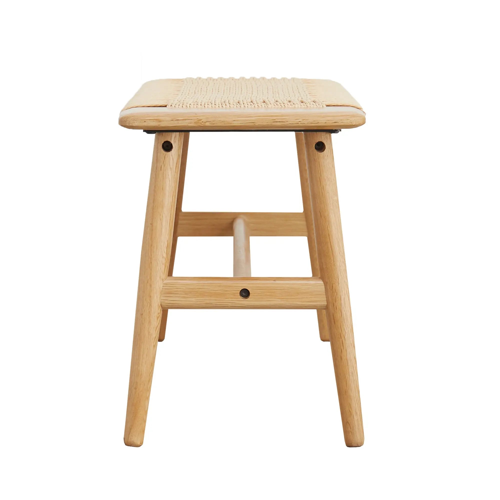 Bellemave® Design Natural Oak Wood Dining Bench Bed Bench - Bellemave