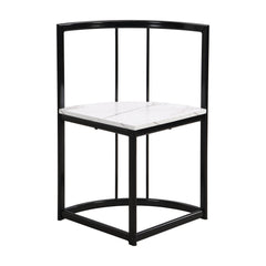 Bellemave® Dining Room Table Set with Chairs for Saving Space,55Inch Kitchen Table Set for 6, Black+White - Bellemave