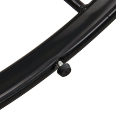 Bellemave® Dining Room Table Set with Chairs for Saving Space,55Inch Kitchen Table Set for 6, Black+White - Bellemave