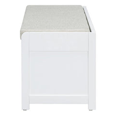 Bellemave® Distressed Shutter Storage Bench with Acacia Veneer - Bellemave