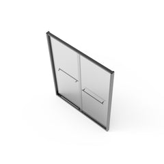 Bellemave® Double Sliding Glass Shower Doors for Walk in Shower, Bathroom Glass Doors Sliding - Bellemave