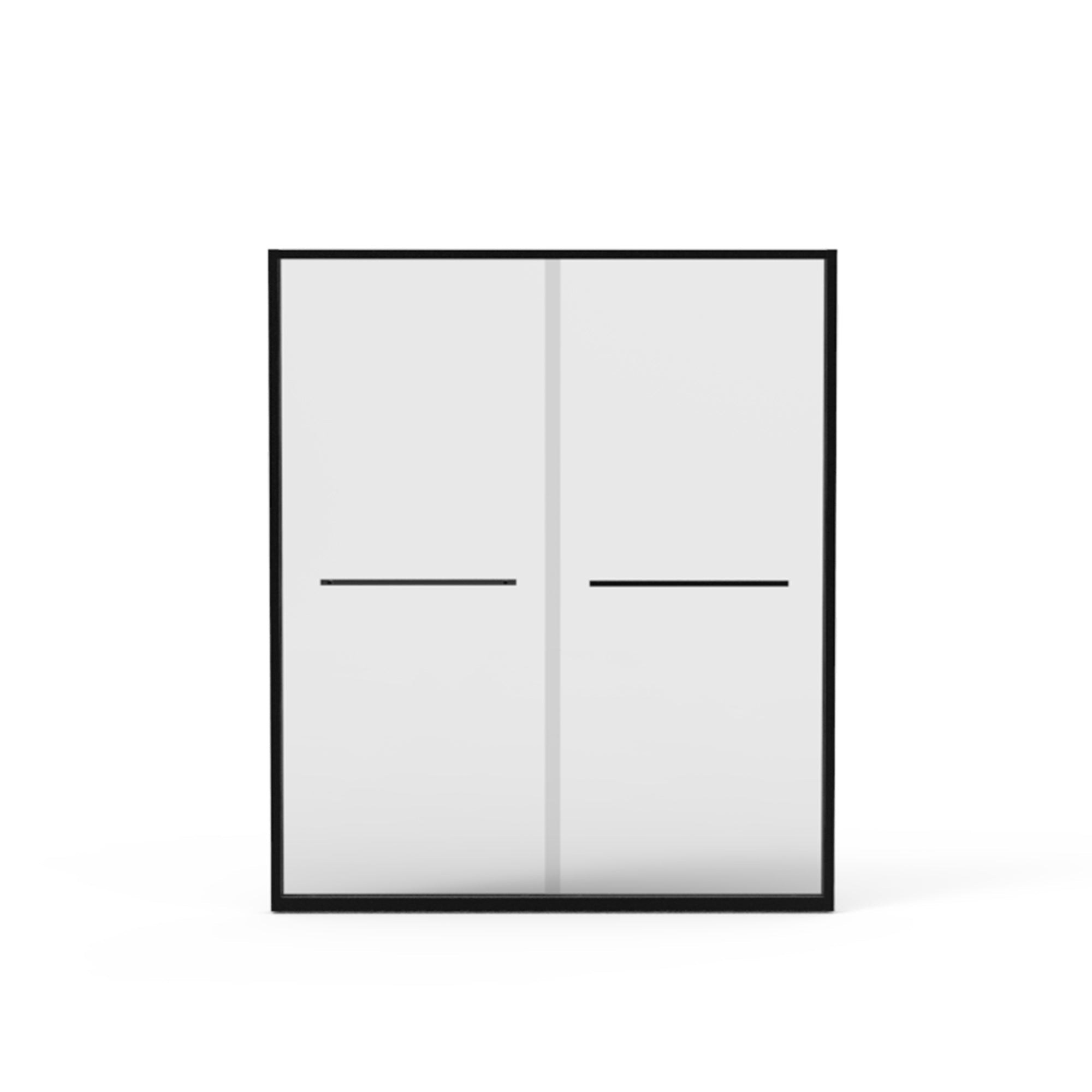 Bellemave® Double Sliding Glass Shower Doors for Walk in Shower, Bathroom Glass Doors Sliding - Bellemave