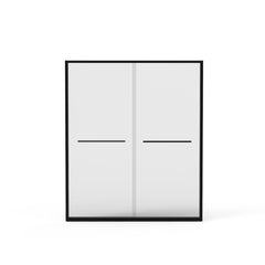 Bellemave® Double Sliding Glass Shower Doors for Walk in Shower, Bathroom Glass Doors Sliding - Bellemave