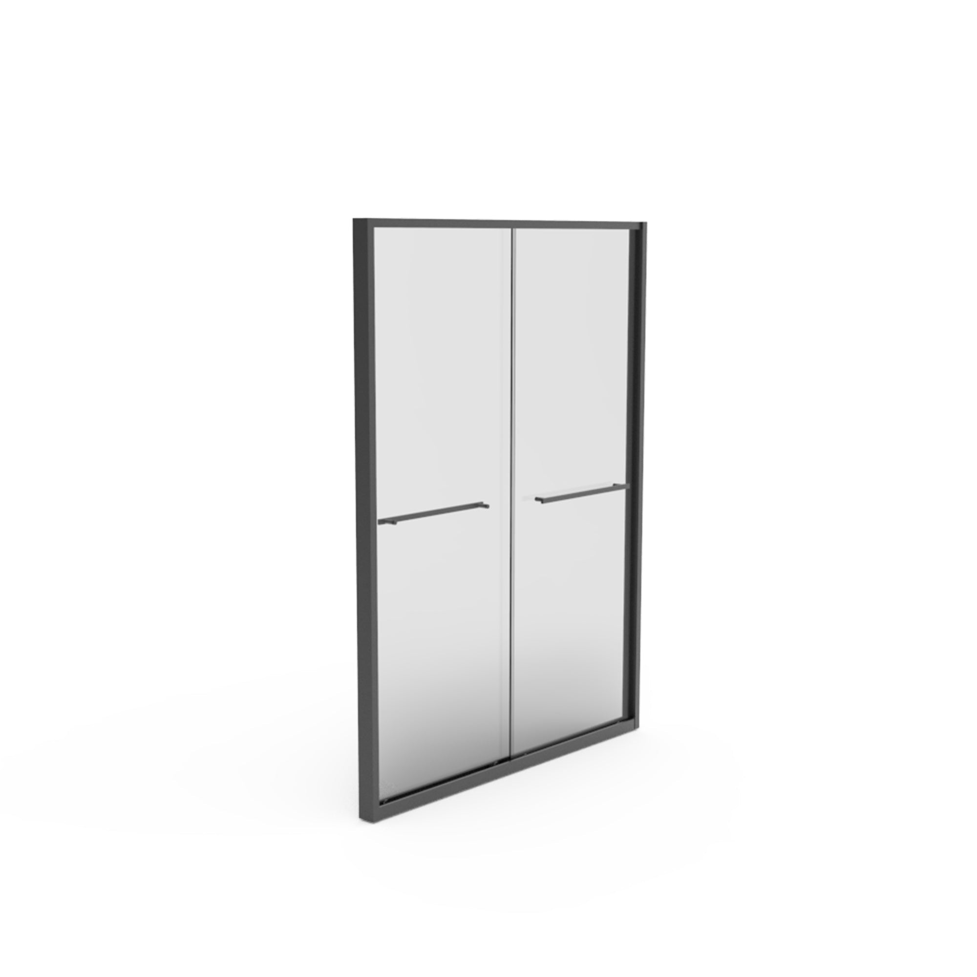 Bellemave® Double Sliding Glass Shower Doors for Walk in Shower, Bathroom Glass Doors Sliding - Bellemave
