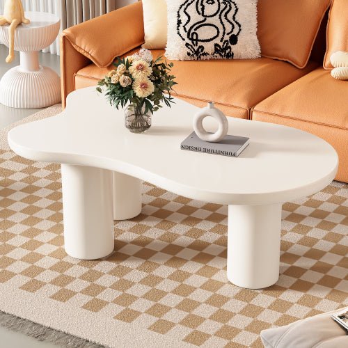 Bellemave® Easy Assembly Cloud Coffee Table with 3 Sturdy Legs - Bellemave