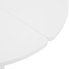 Bellemave® Easy Assembly Round Petal - Shaped Coffee Table with 3 Thick Legs and Sleek Round Edges - Bellemave