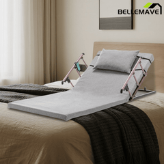 Bellemave® Electric Adjustable Bed Backrest with Safety Rails - 300 lbs Capacity, 4 - 68° Lift Range, Machine Washable Cover - Ideal for Elderly, Pregnancy, Patient Care & Mobility Assistance - Bellemave