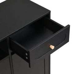 Bellemave® Elegant Shoe Cabinet with Adjustable Shelves and Solid Wood Legs - Bellemave