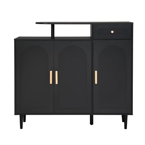 Bellemave® Elegant Shoe Cabinet with Adjustable Shelves and Solid Wood Legs - Bellemave