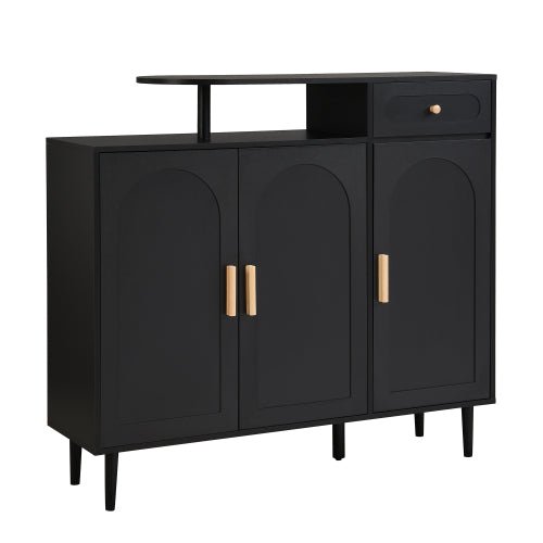 Bellemave® Elegant Shoe Cabinet with Adjustable Shelves and Solid Wood Legs - Bellemave