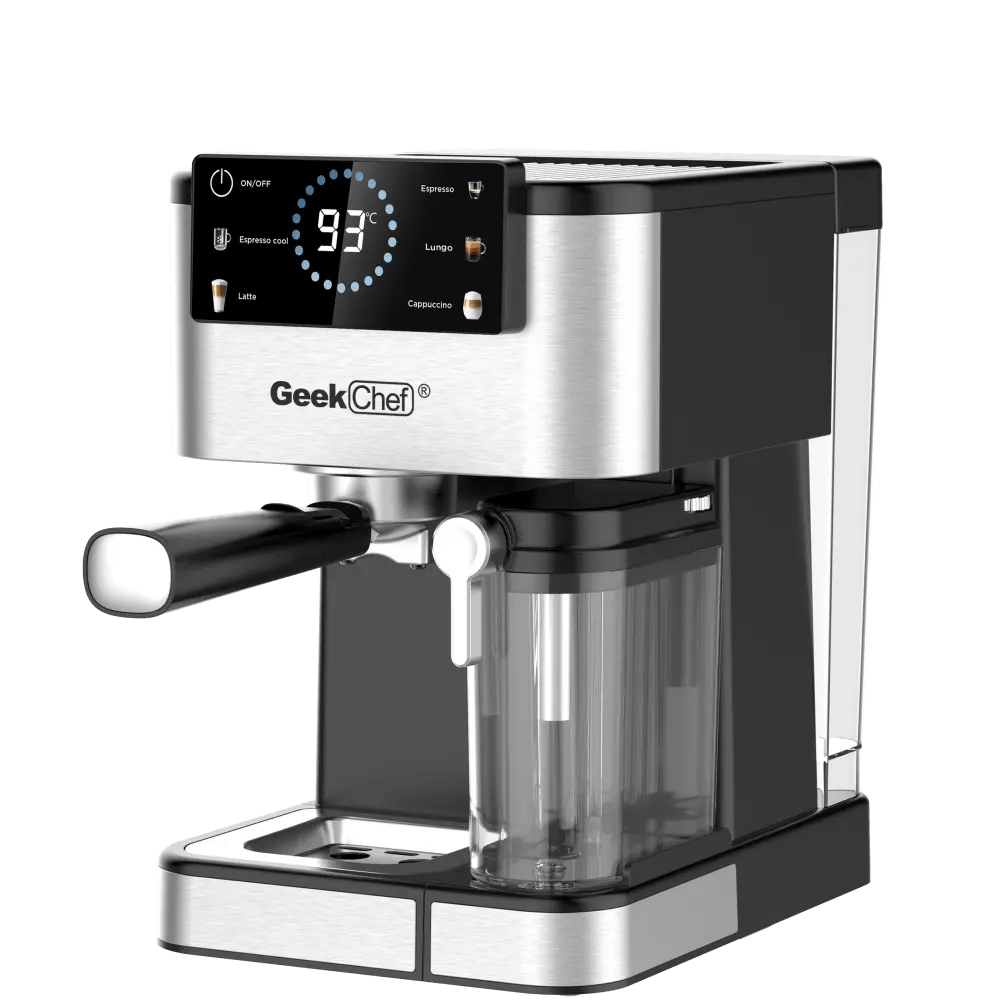 Bellemave® Espresso Coffee Maker for Home - 20 Bar Coffee Maker with Automatic Milk Frother,TouchScreen,ESE POD & Instant Heating - Bellemave