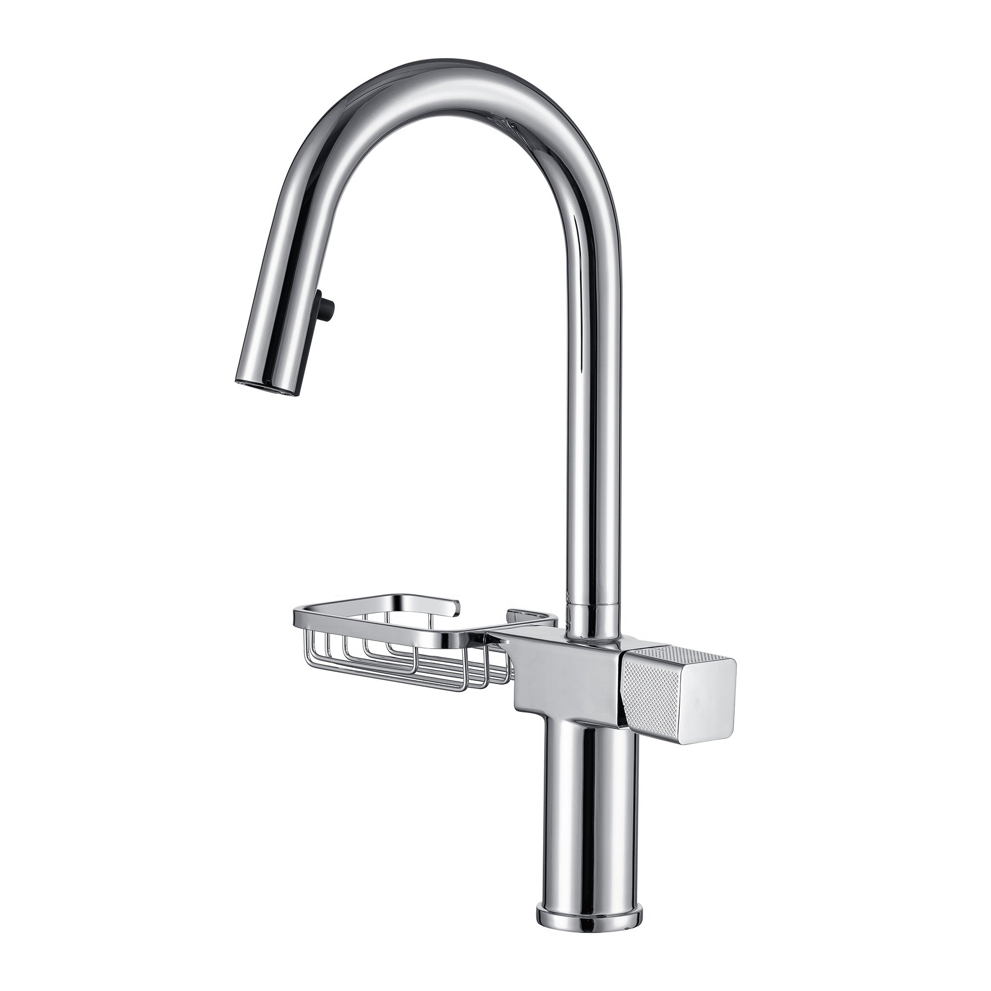 Bellemave® Extendable Bathroom Faucet, Kitchen and Sink Mixer Tap, Modern Faucet with Soap Holder - Bellemave