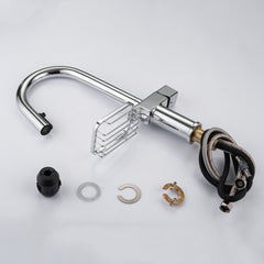 Bellemave® Extendable Bathroom Faucet, Kitchen and Sink Mixer Tap, Modern Faucet with Soap Holder - Bellemave