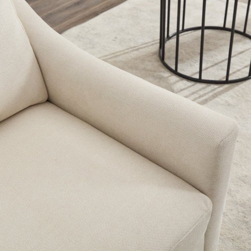 Bellemave® Fabric Swivel Rotating Accent Chair with USB and Magazine Book Bag - Bellemave