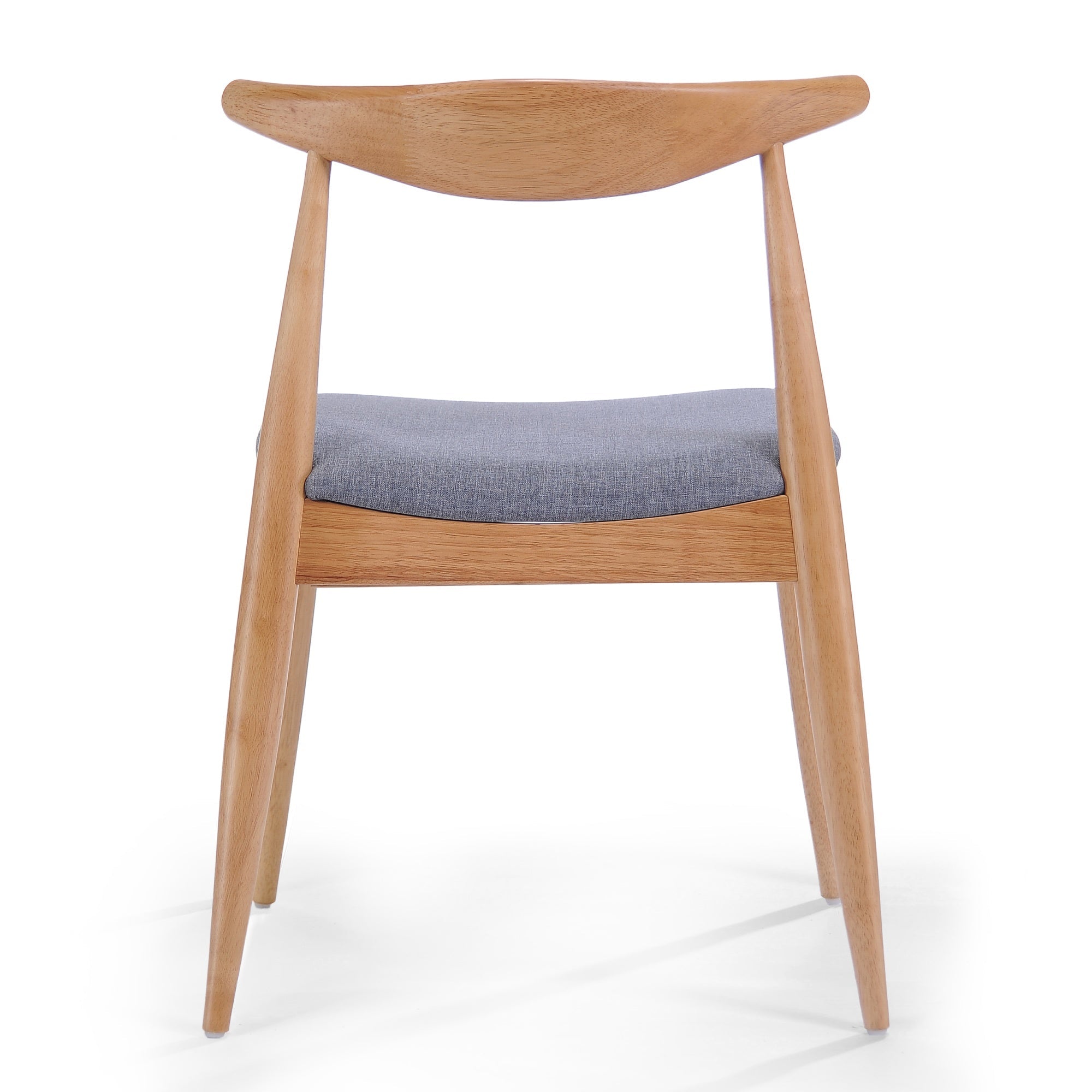 Bellemave® Fabric with Oak Finish Dining Chairs, 2 - Pcs Set - Bellemave