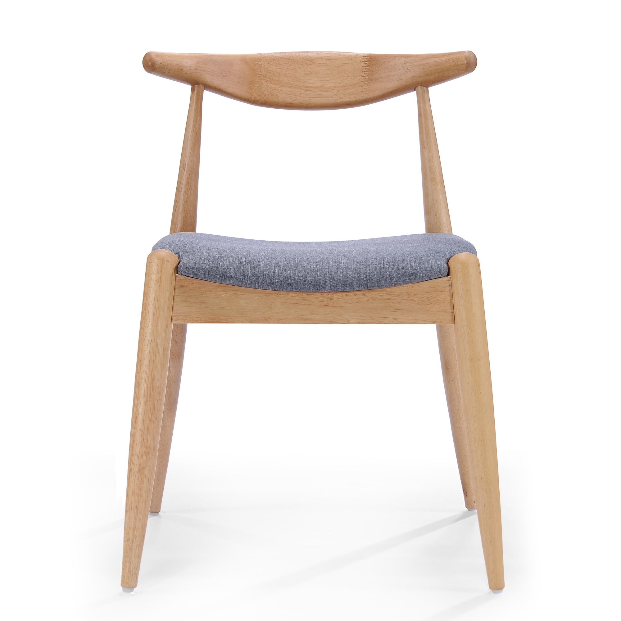 Bellemave® Fabric with Oak Finish Dining Chairs, 2 - Pcs Set - Bellemave