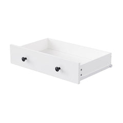 Bellemave® Farmhouse Storage Cabinet with 4 Solid Wood Gourd - Shaped Legs, Adjustable Shelves and Drawer - Bellemave