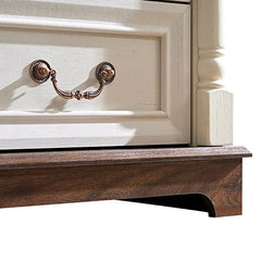 Bellemave® Farmhouse Style 5 Drawer Dresser Chest with Base - Bellemave
