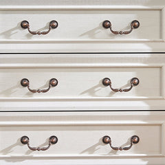 Bellemave® Farmhouse Style 5 Drawer Dresser Chest with Base - Bellemave