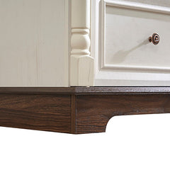 Bellemave® Farmhouse Style 6 Drawer Dresser Chest with Base - Bellemave